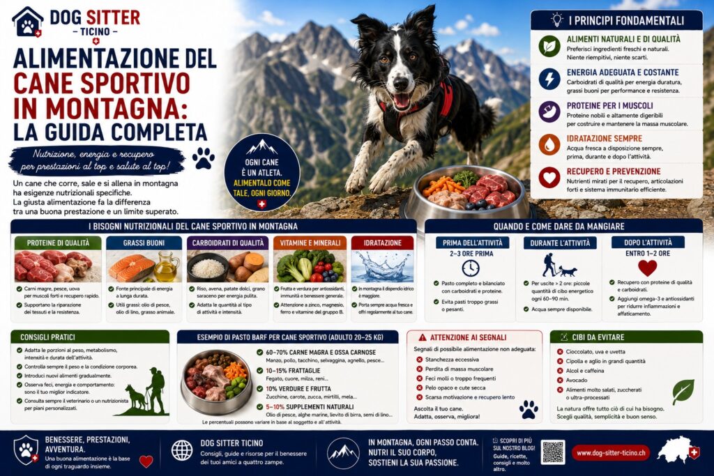 Alimentare il Cane Sportivo e da Montagna