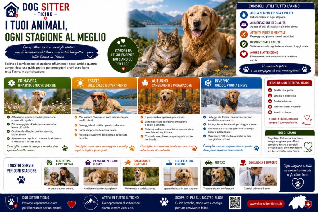 Animali e Stagioni in Ticino: Guida Mese per Mese