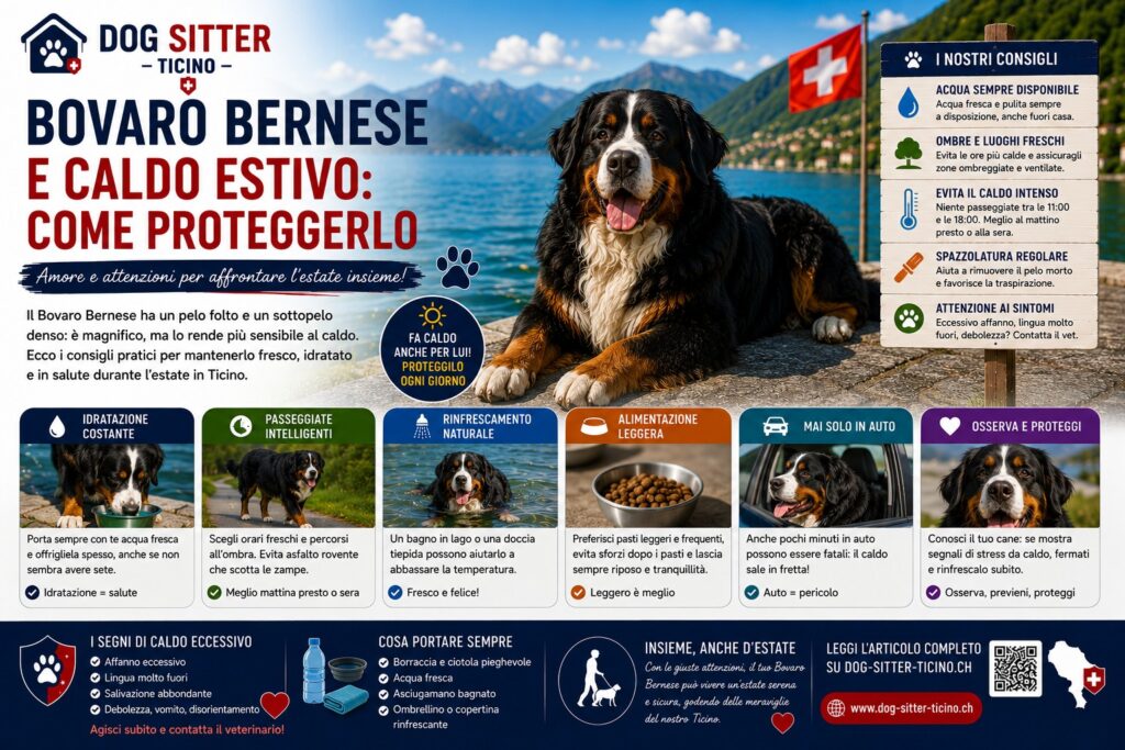 Bovaro del Bernese e Caldo: Come Proteggerlo d’Estate