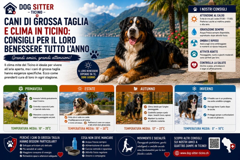 Cani di Grossa Taglia e Clima Ticinese: Pro e Contro