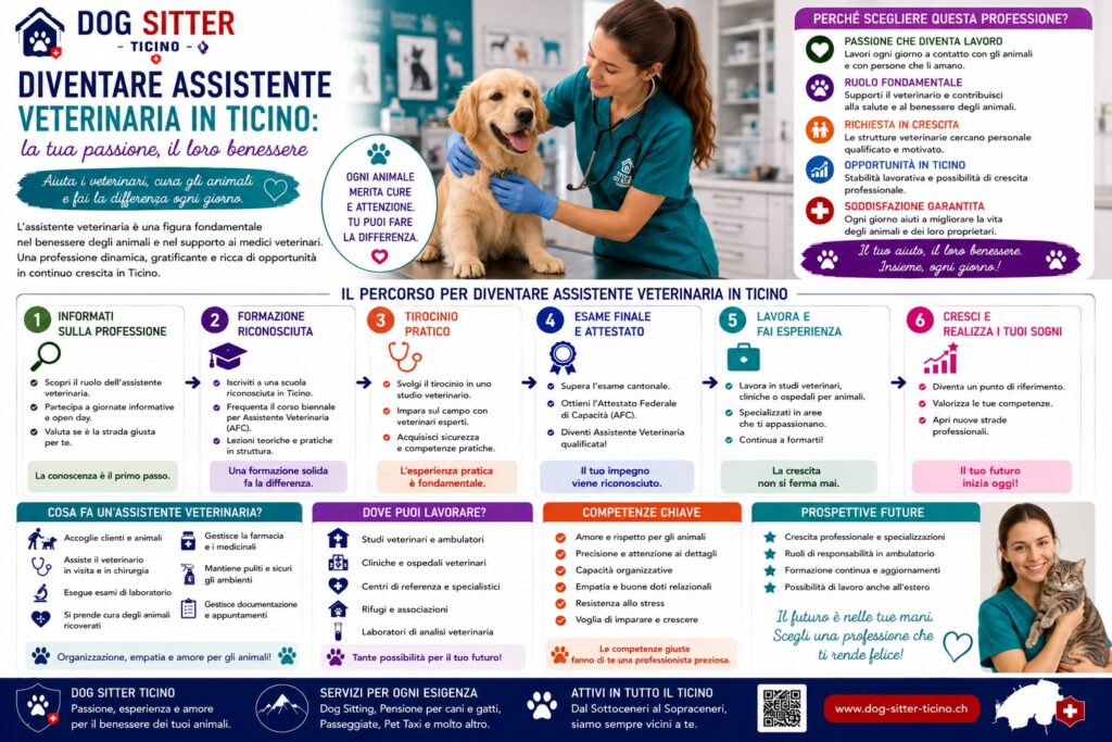 Come Diventare Assistente Veterinaria (AMV) in Ticino