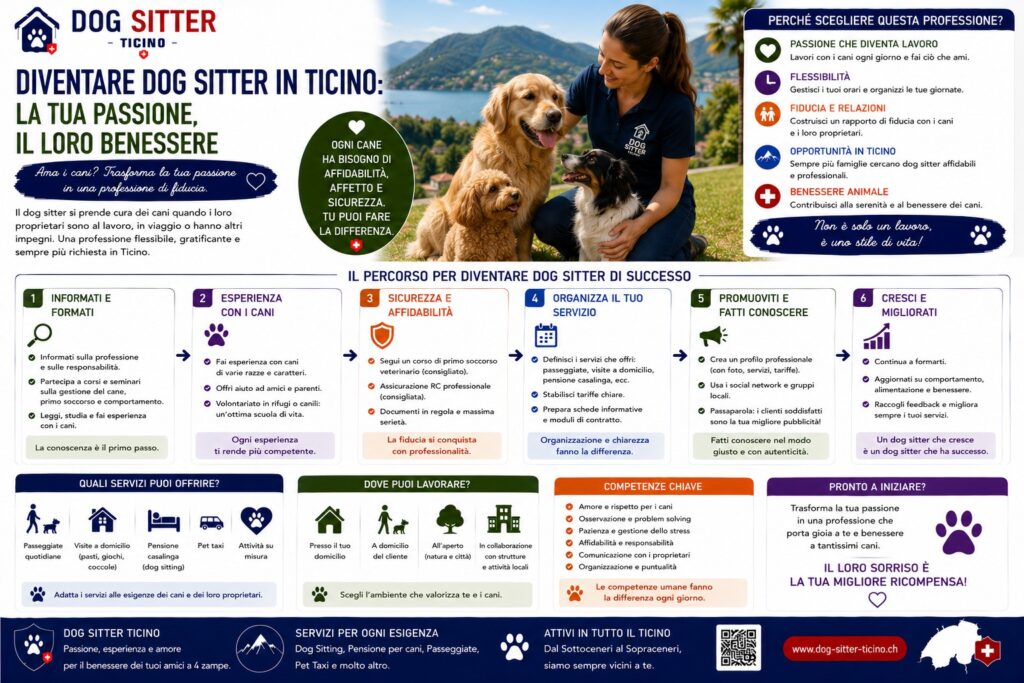 Come Diventare Dog Sitter in Ticino: Requisiti e Primi Passi
