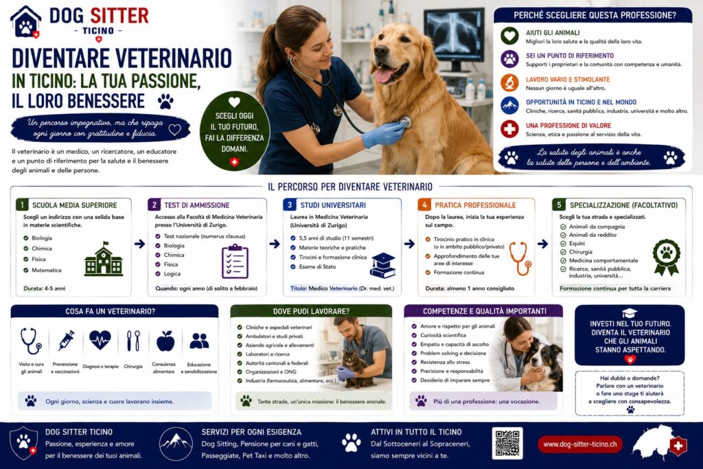 Come Diventare Veterinario in Ticino: Studi, Percorso e Abilitazione