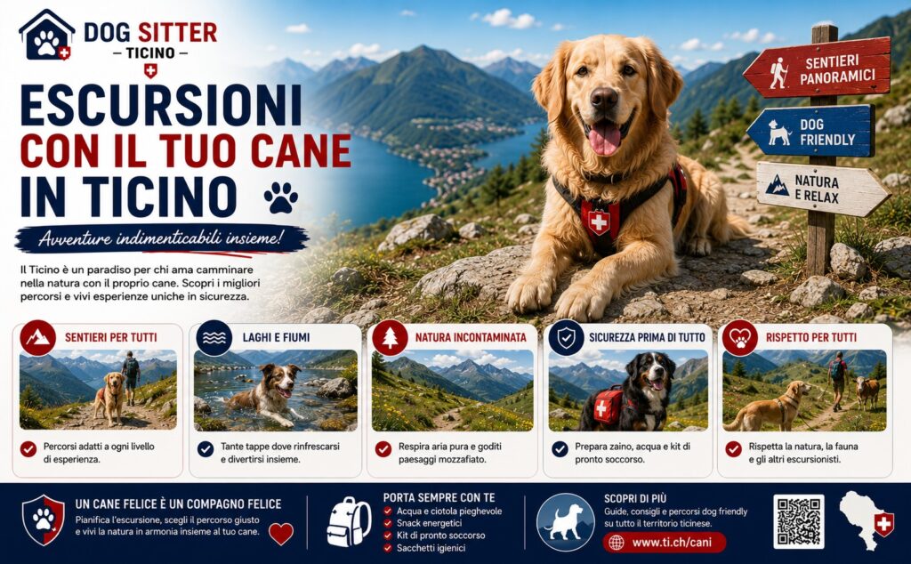 Escursioni e Outdoor col Cane in Ticino: Sentieri, Laghi e Regole