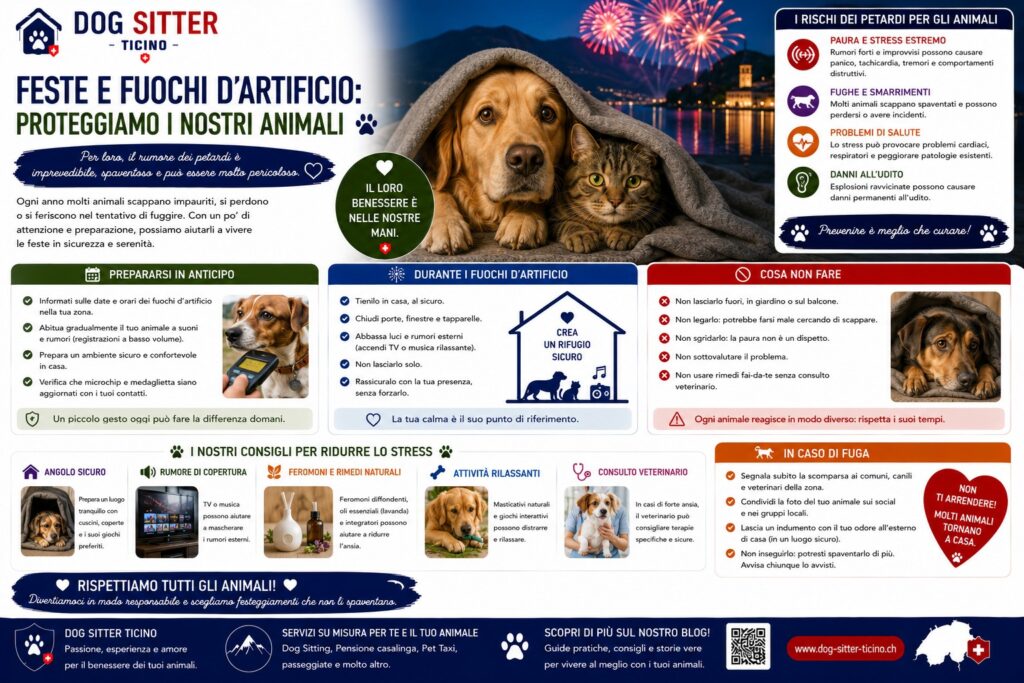 Feste e Animali: Gestire Petardi e Fuochi d’Artificio