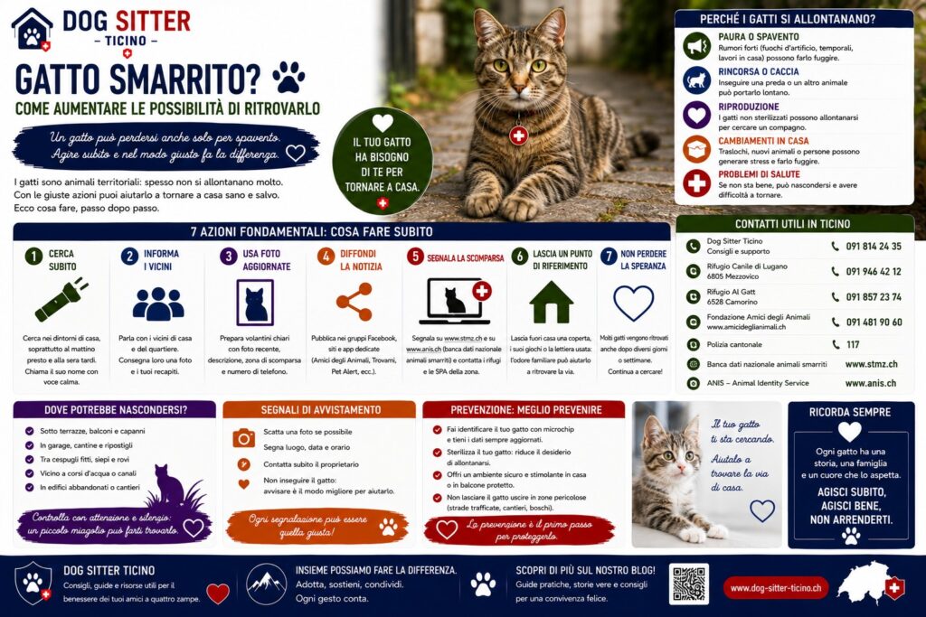 Gatto Smarrito: Cosa Fare per Ritrovarlo