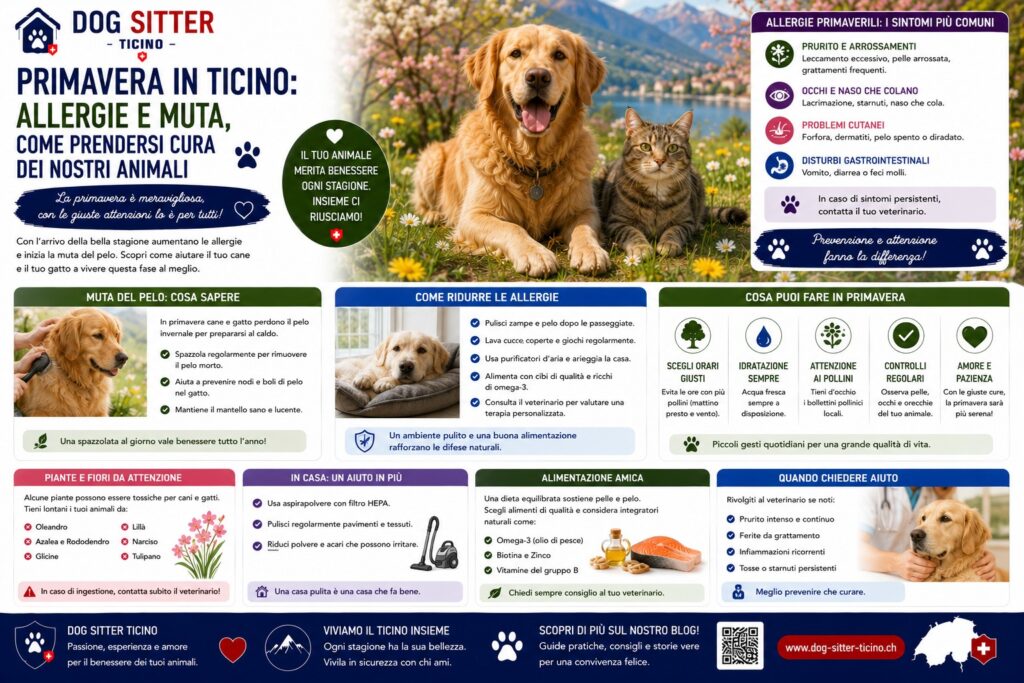 Primavera: Allergie, Muta e Risveglio dei Parassiti