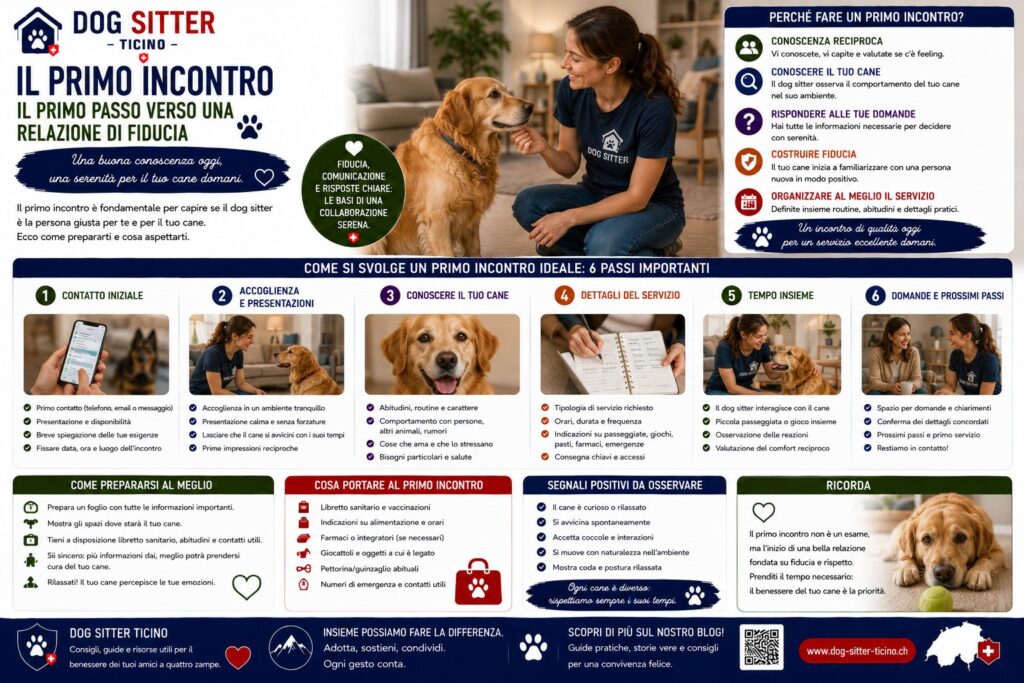 Il Primo Incontro col Dog Sitter: Cosa Concordare