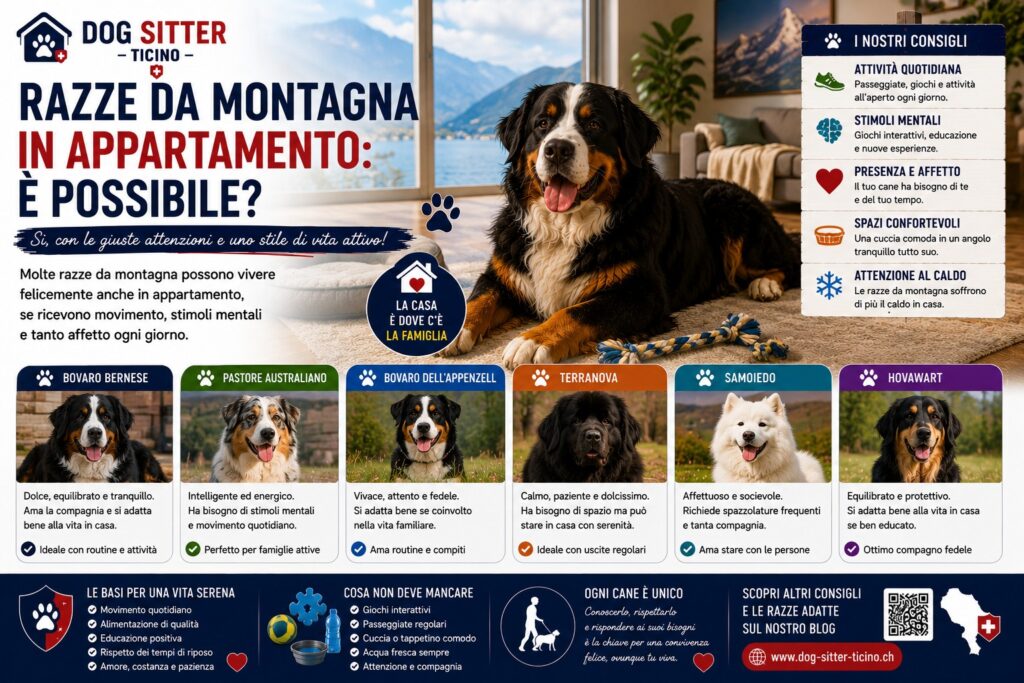 Adottare una Razza da Montagna se Vivi in Appartamento
