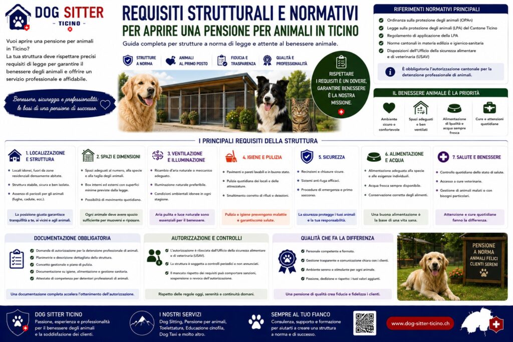 Requisiti Strutturali per una Pensione Animali in Ticino