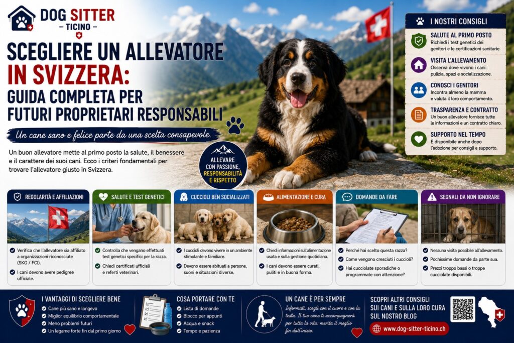 Scegliere un Allevatore Serio in Svizzera: i Segnali Giusti