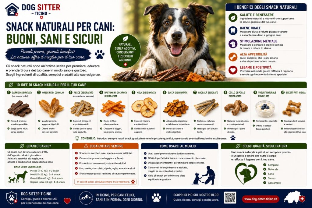 Snack Naturali e Premi Sani per il Cane