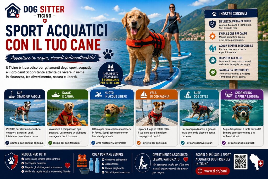Sport Acquatici col Cane: Nuoto, SUP e Sicurezza in Acqua