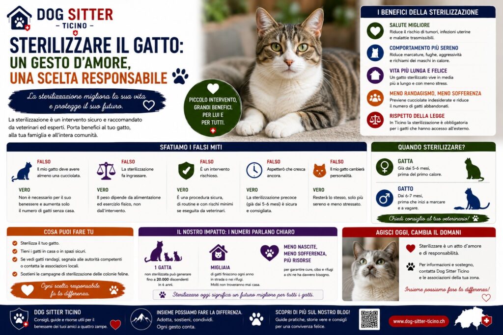Perché Sterilizzare il Gatto: Salute e Randagismo