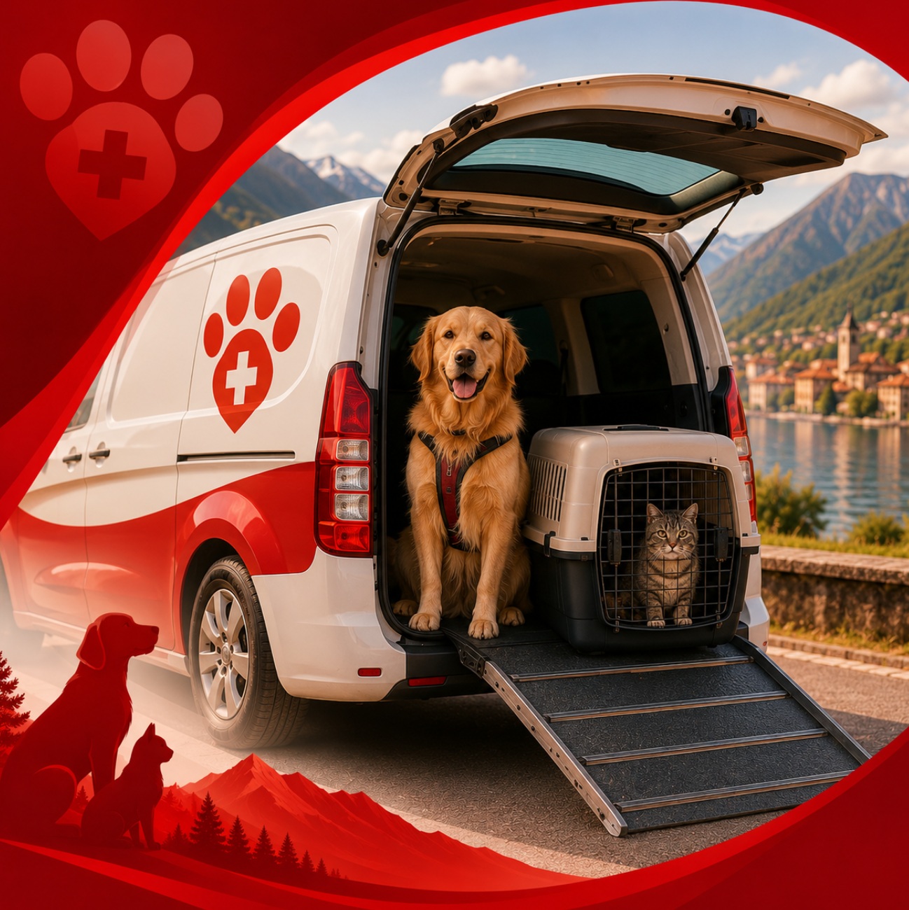 Dove operiamo: Taxi Pet in tutto il Ticino