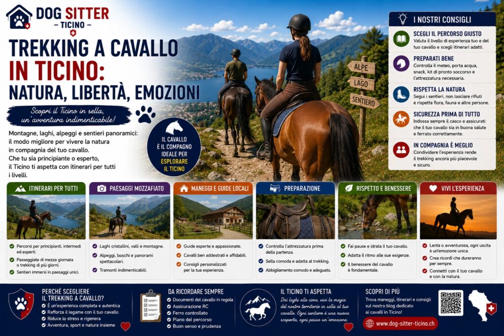 Trekking a Cavallo in Ticino: Itinerari e Stagioni