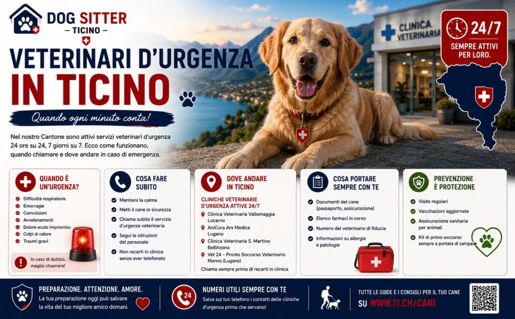 Veterinari d’Urgenza in Ticino: Come Muoversi di Notte e nei Weekend